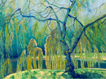 Load image into Gallery viewer, Willow’s Calm | Oil on Canvas | 48&quot;x36&quot; | Framed
