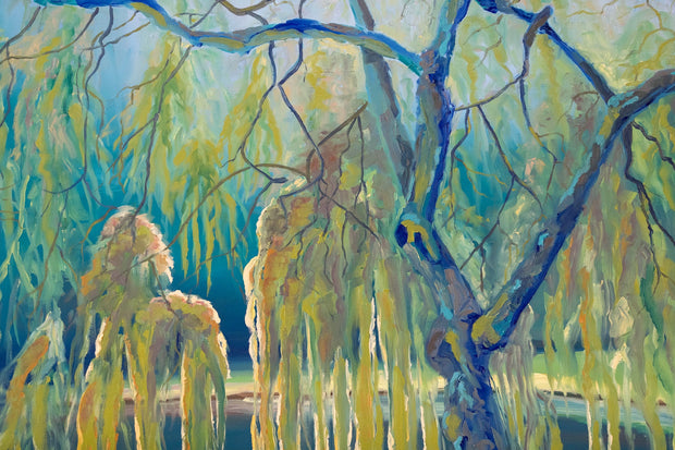 Willow’s Calm | Oil on Canvas | 48"x36" | Framed - rebeccarobbfineart.com