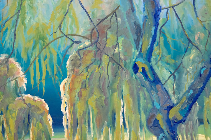 Willow’s Calm | Oil on Canvas | 48