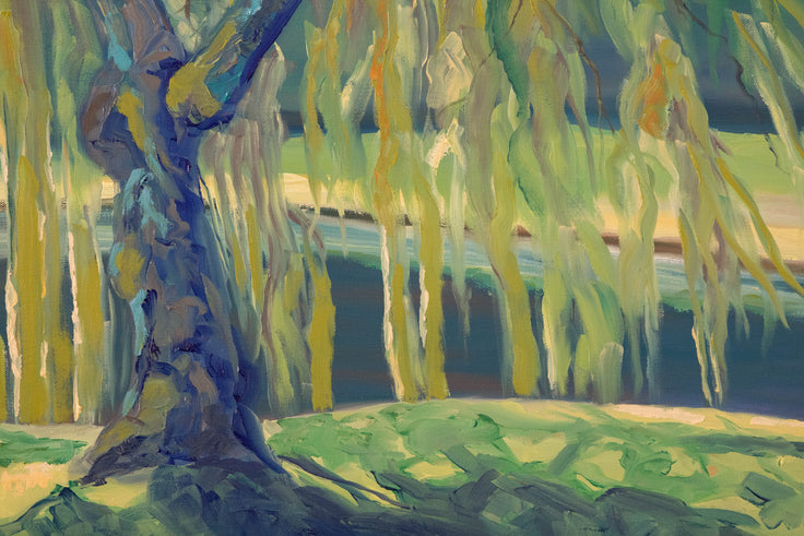 Willow’s Calm | Oil on Canvas | 48