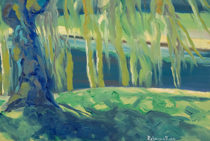 Willow’s Calm | Oil on Canvas | 48