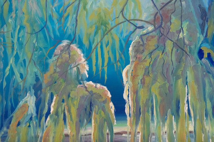 Willow’s Calm | Oil on Canvas | 48