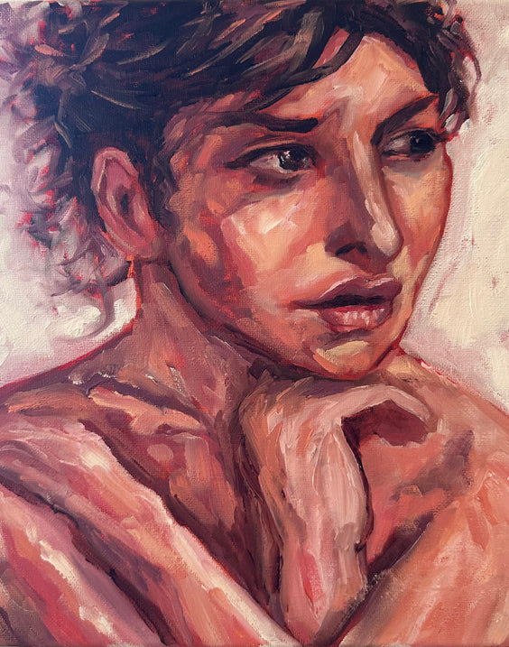 Wrapped In Thought | Oil on Canvas | 12
