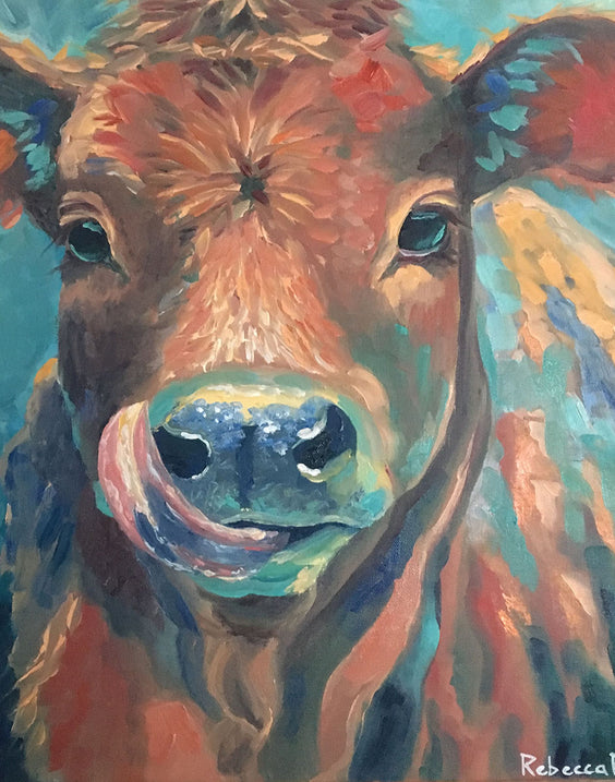 Cowlick | Oil on Canvas | 20