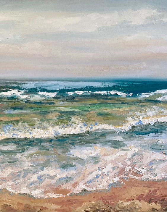 Sea Foam | Oil on Canvas | 36