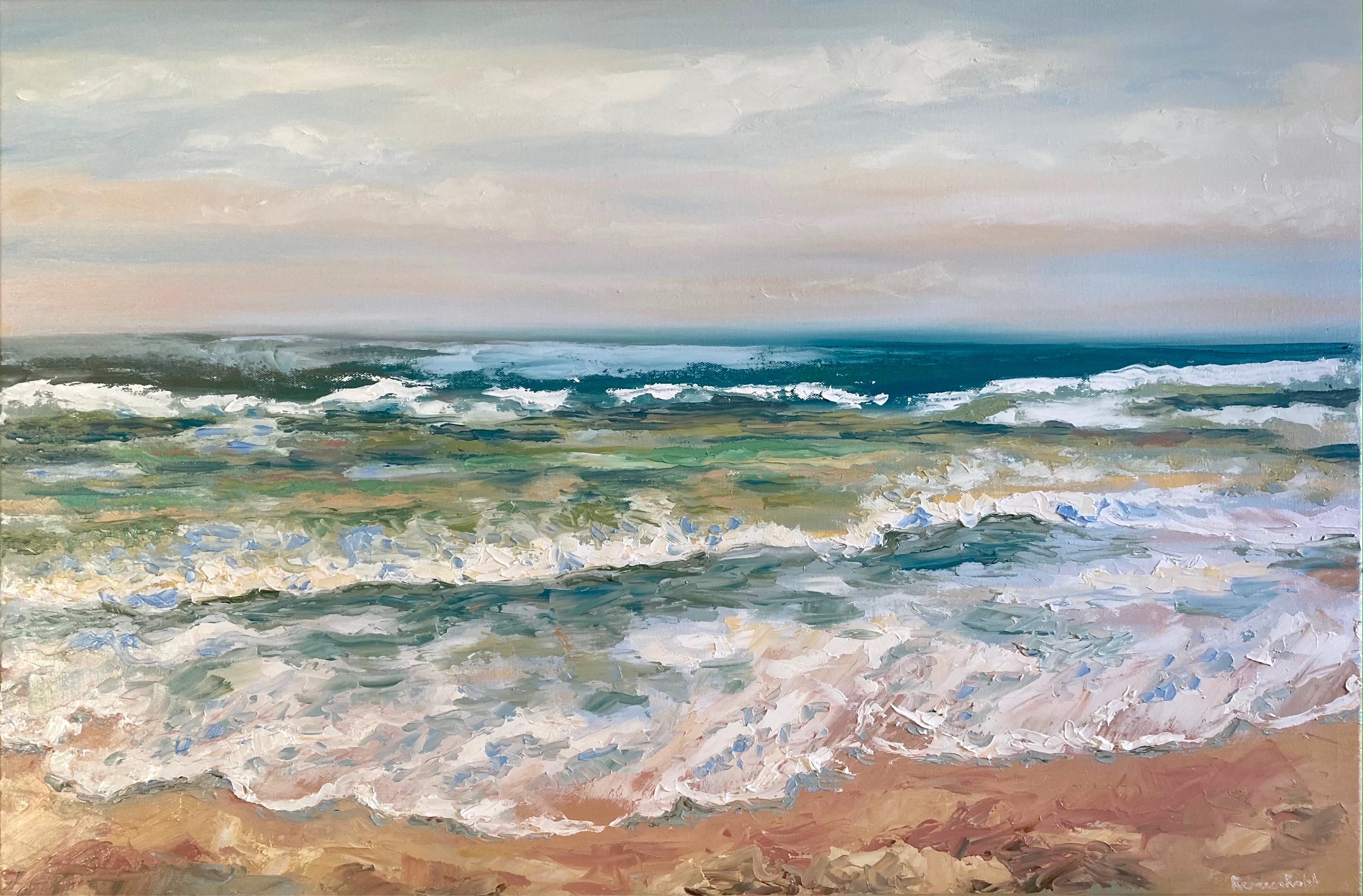 Sea Foam | Oil on Canvas | 36