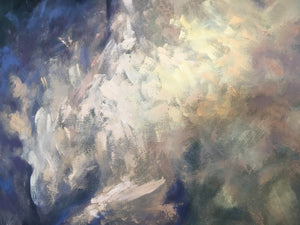 Through the Mist - Oil on Canvas | 43x79in