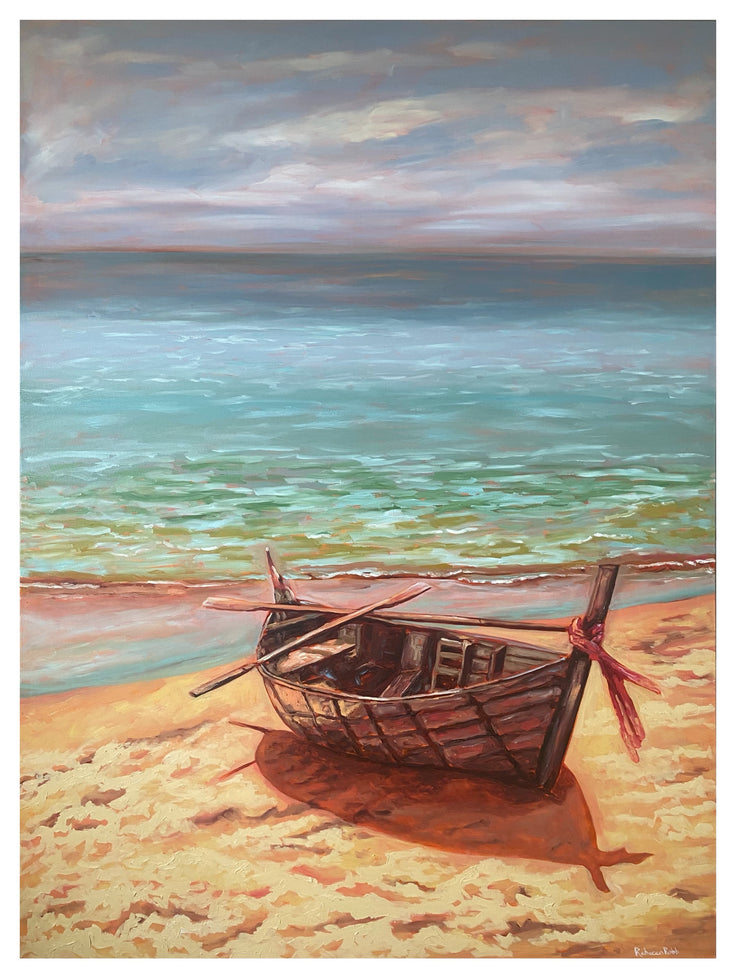 Row Boat | Oil on Canvas | 36