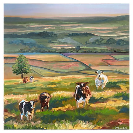 Coming Home | Oil on Canvas | 20"x20" | Framed - rebeccarobbfineart.com