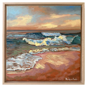 Evening Tide | Oil on Canvas | 12”x12” | Framed