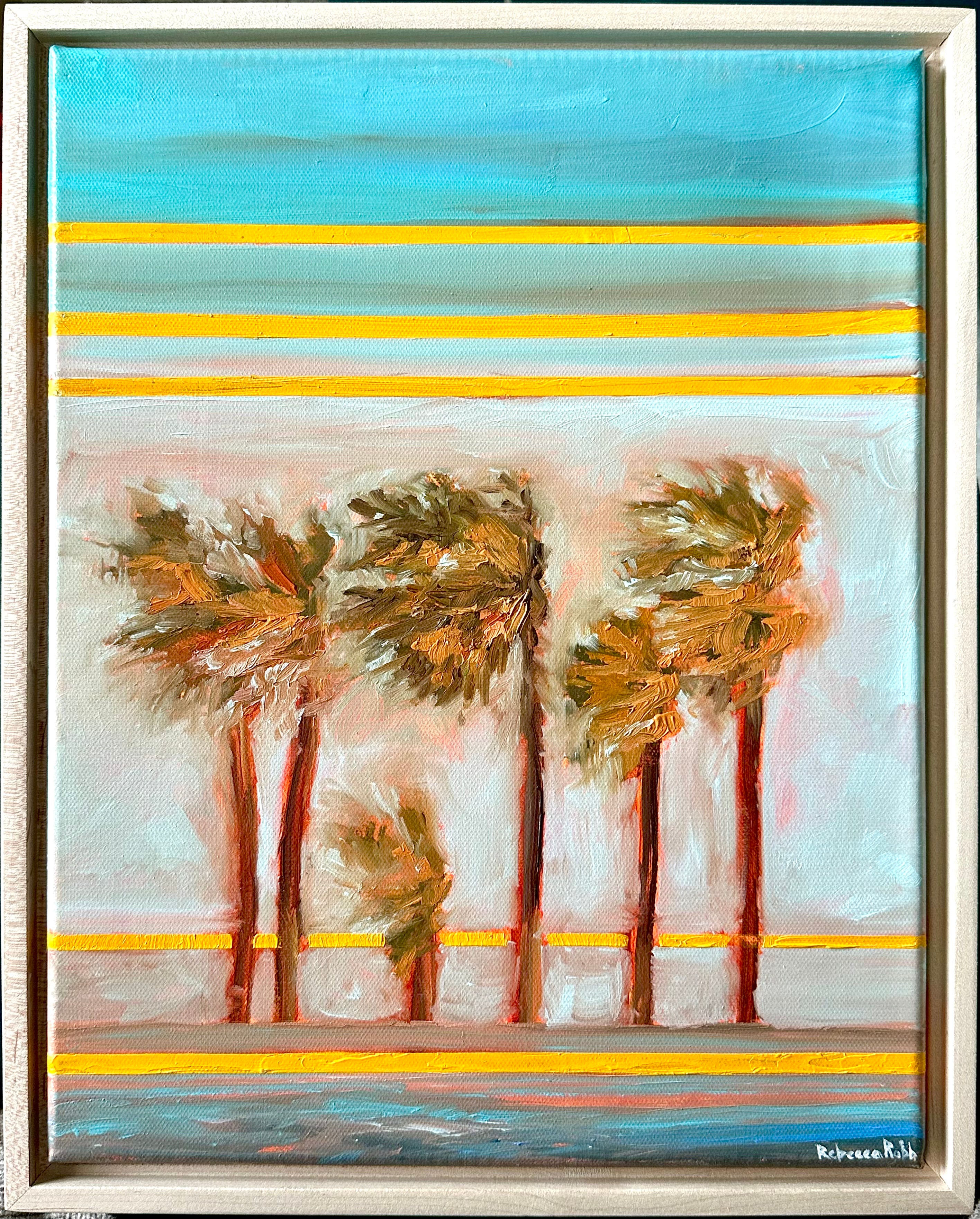 Palms In The Wind | Oil On Canvas | 11" x 14"